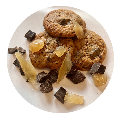 cookies chocolat gingembre